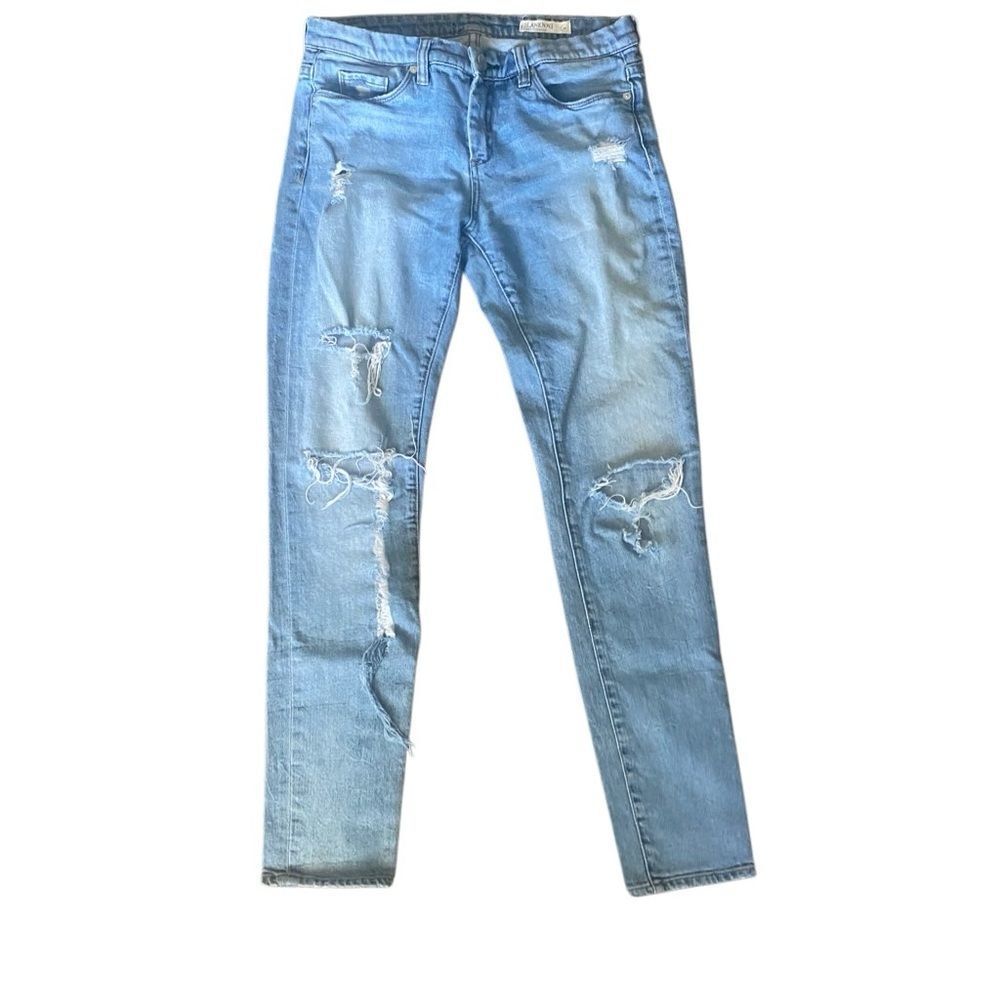 Light Blue Distressed Women’s Jeans